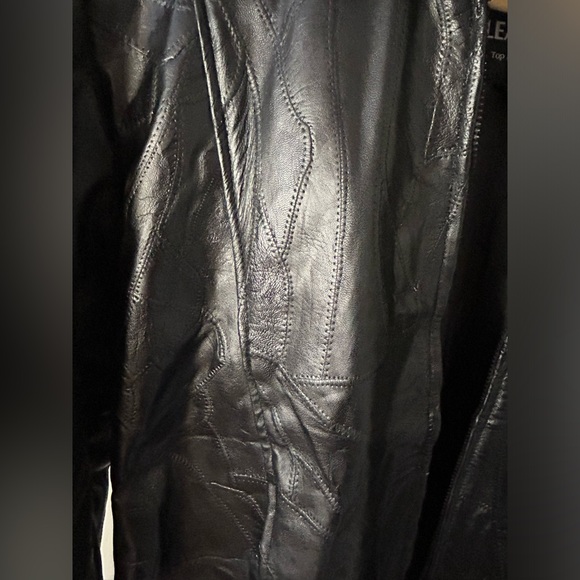 Maxam black leather jacket - Picture 3 of 6